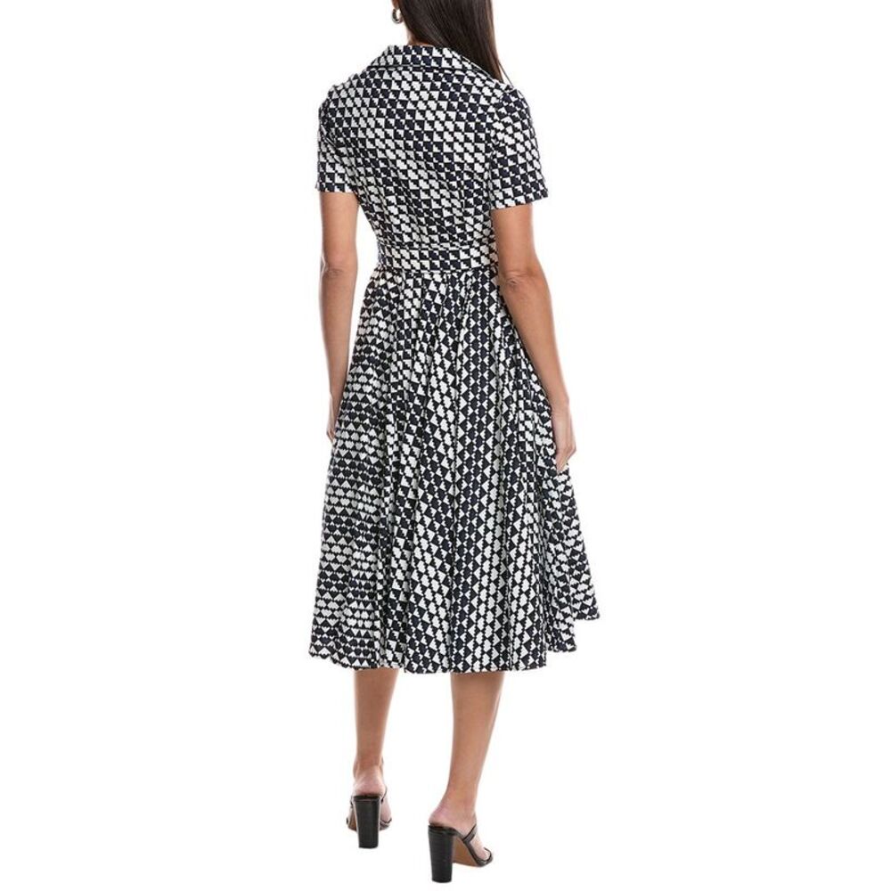 Samantha Sung Womens  Abelia Shirtdress, White - Picture 2 of 4